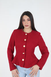 GIACCA BOUCLÈ ROSSA