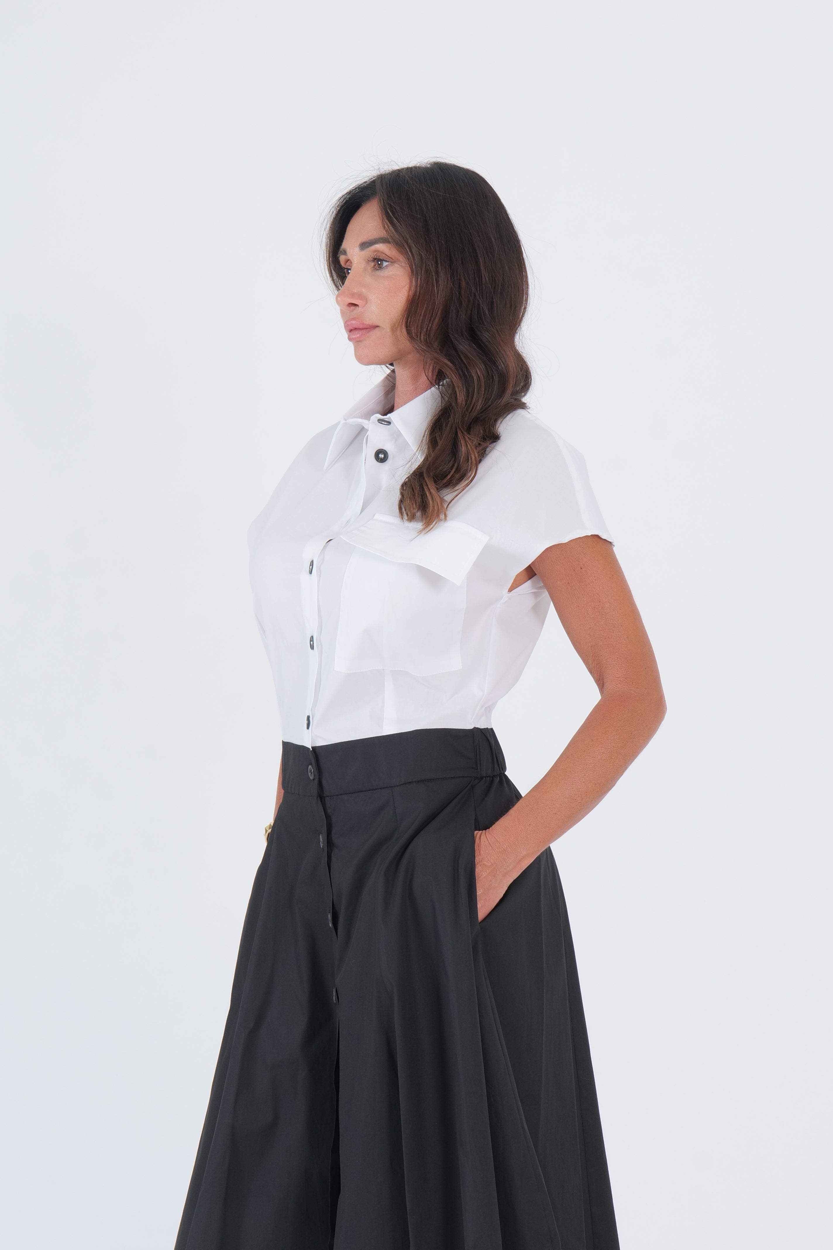 ABITO CAMICIA BIANCO & NERO