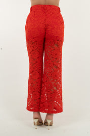 PANTALONE NINA ROSSO