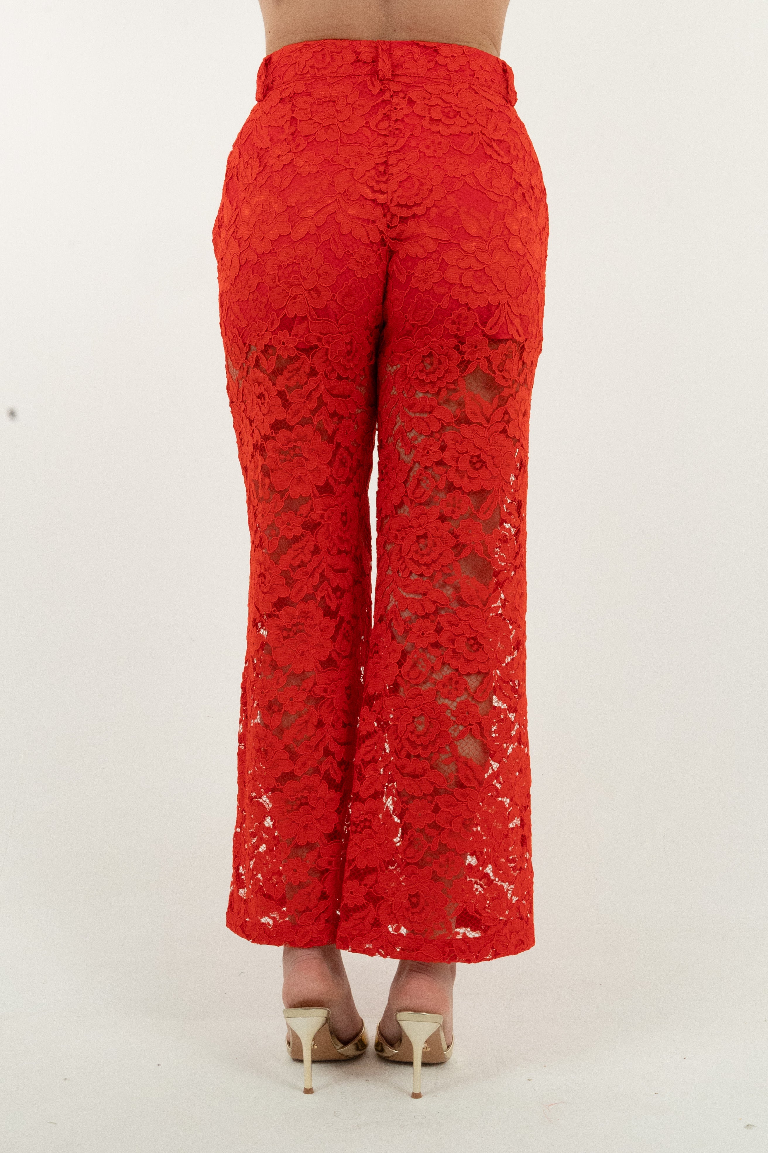 PANTALONE NINA ROSSO