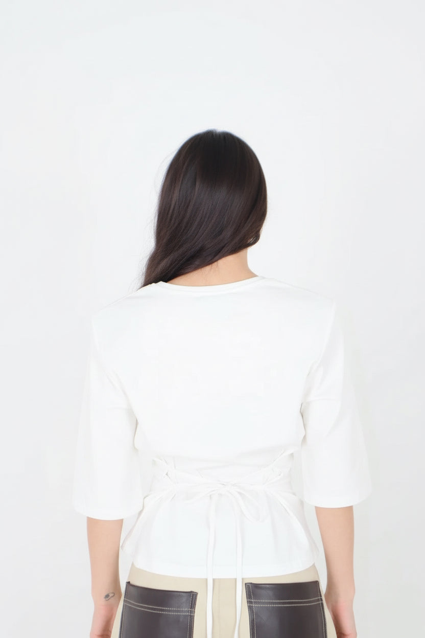 T-SHIRT CORSET WHITE