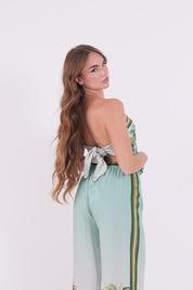 TOP NATURE FOULARD VERDE