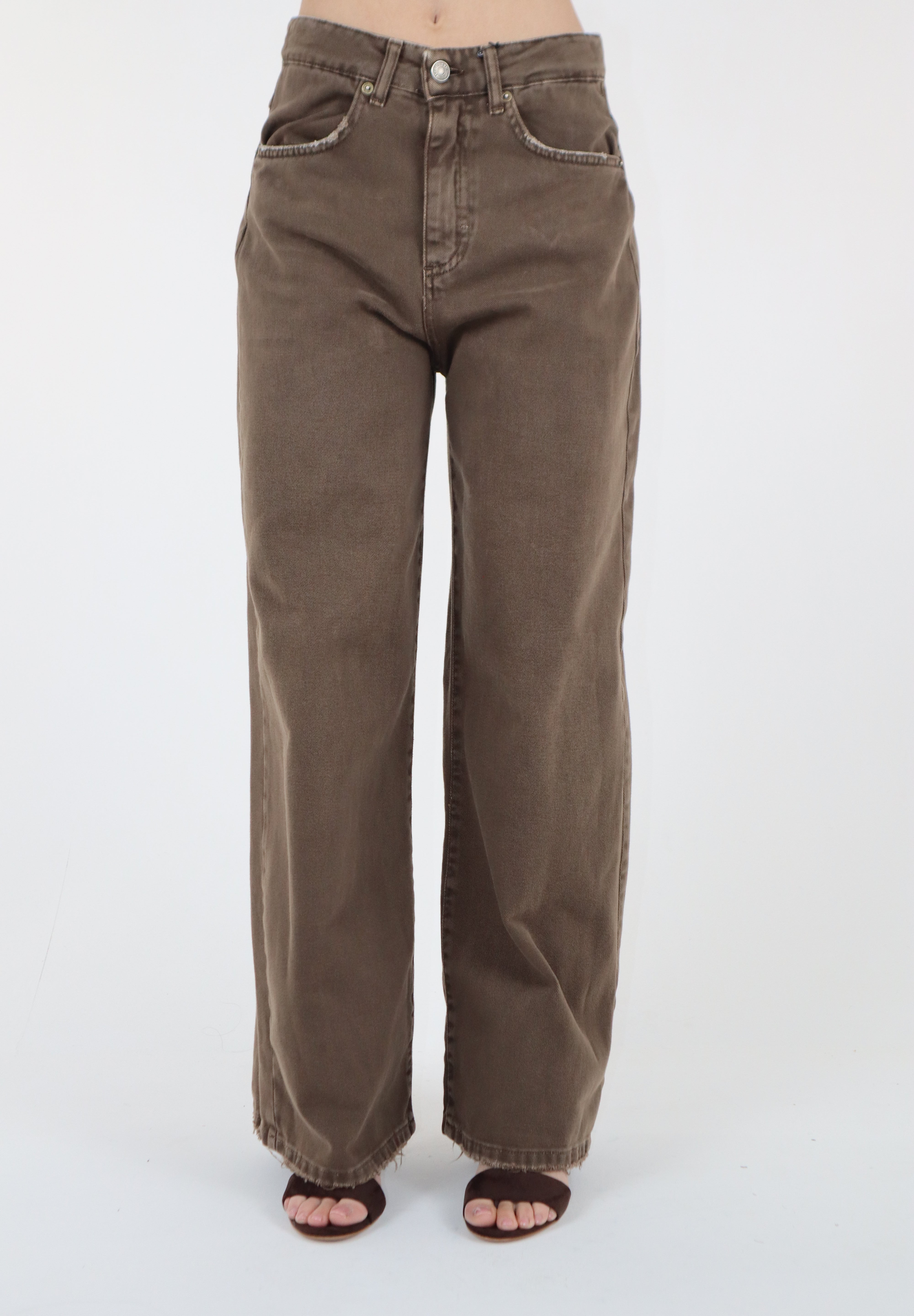 JEANS DRILL SUPERPOCKET MORO