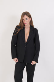 BLAZER MONOPETTO NERO
