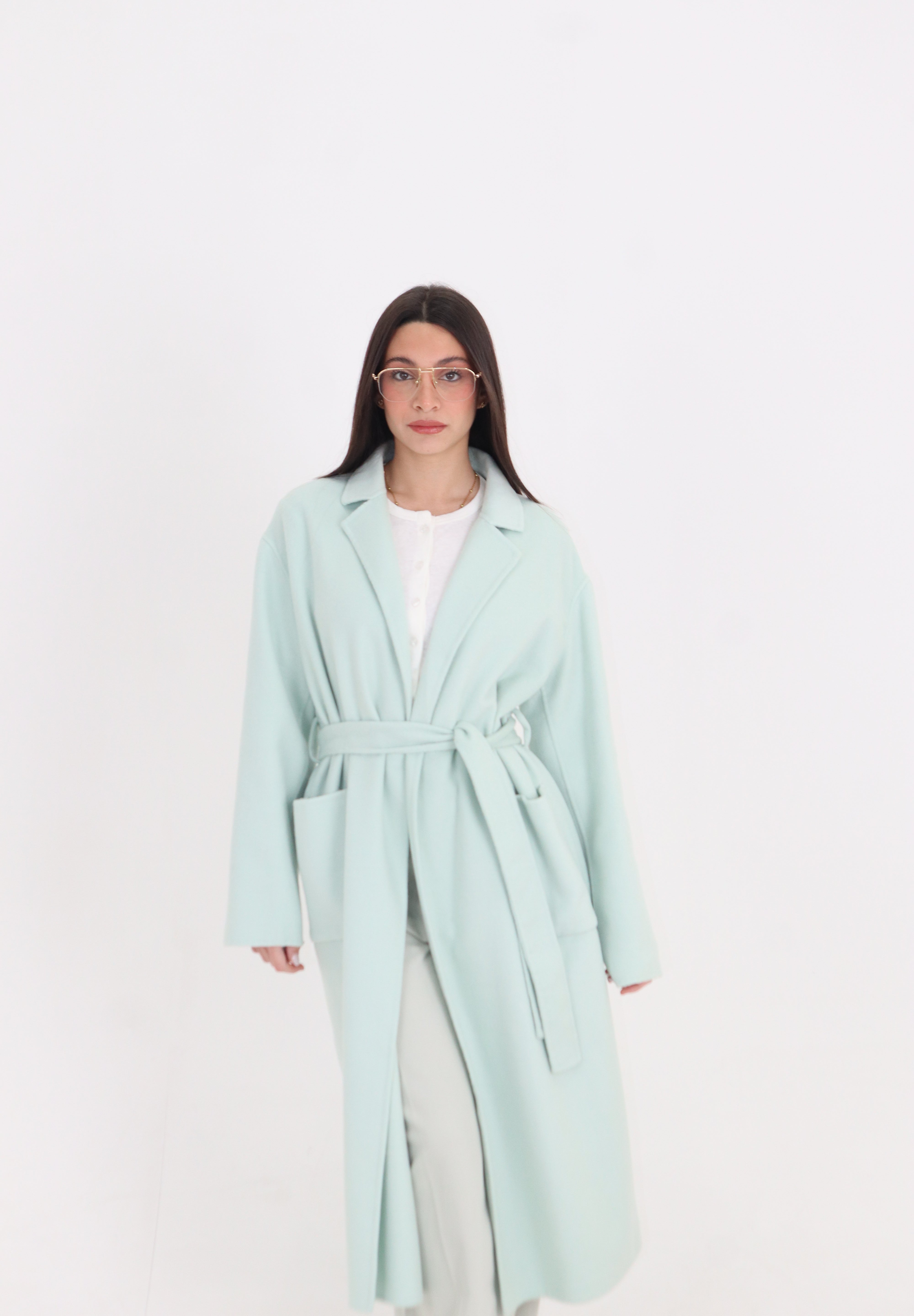 CAPPOTTO SOFT PASTEL ACQUA MARINA