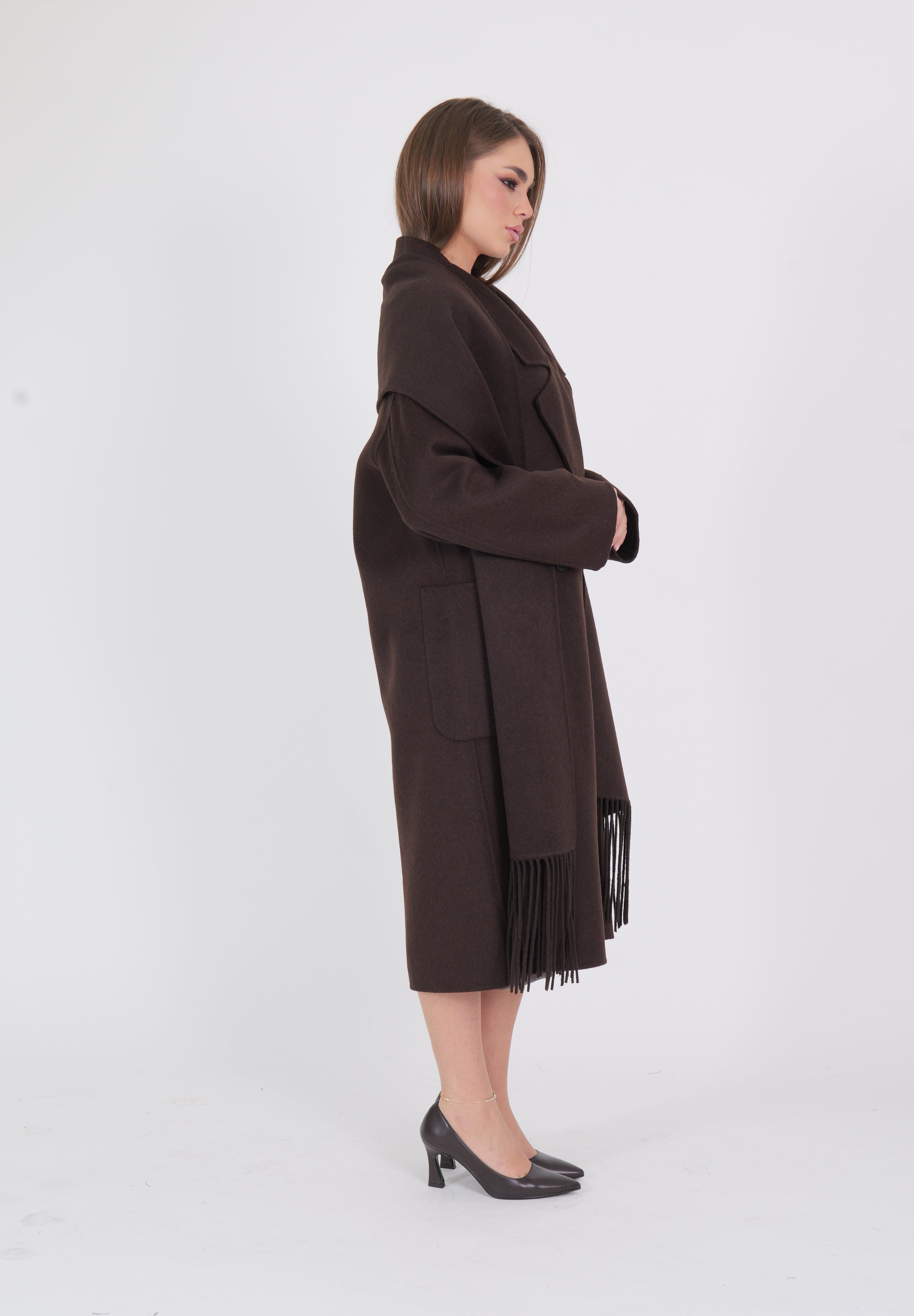 CAPPOTTO SCARF MORO