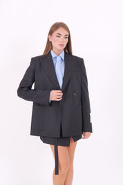 BLAZER HOPE GESSATO BLU