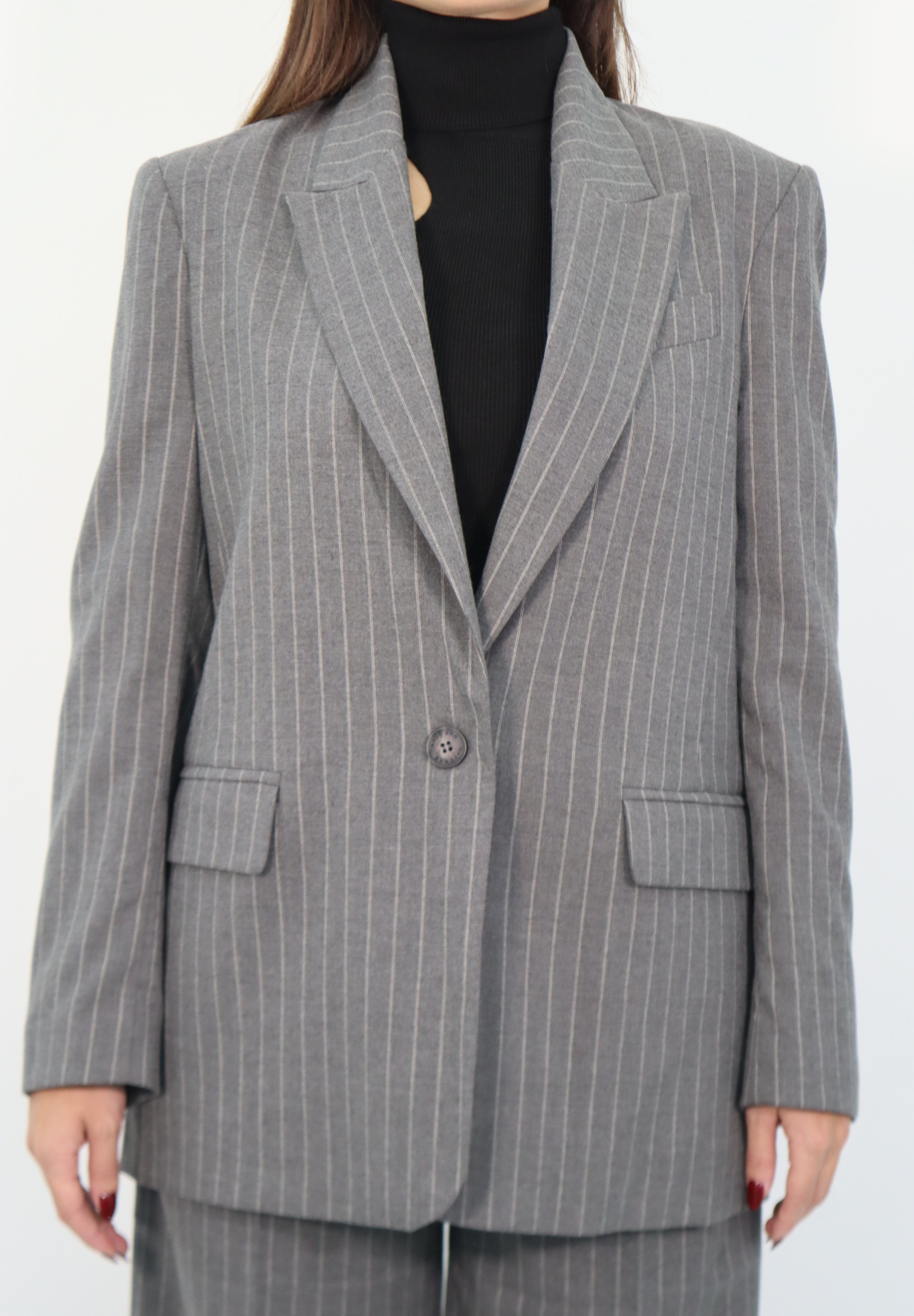 BLAZER GREY GESSATO