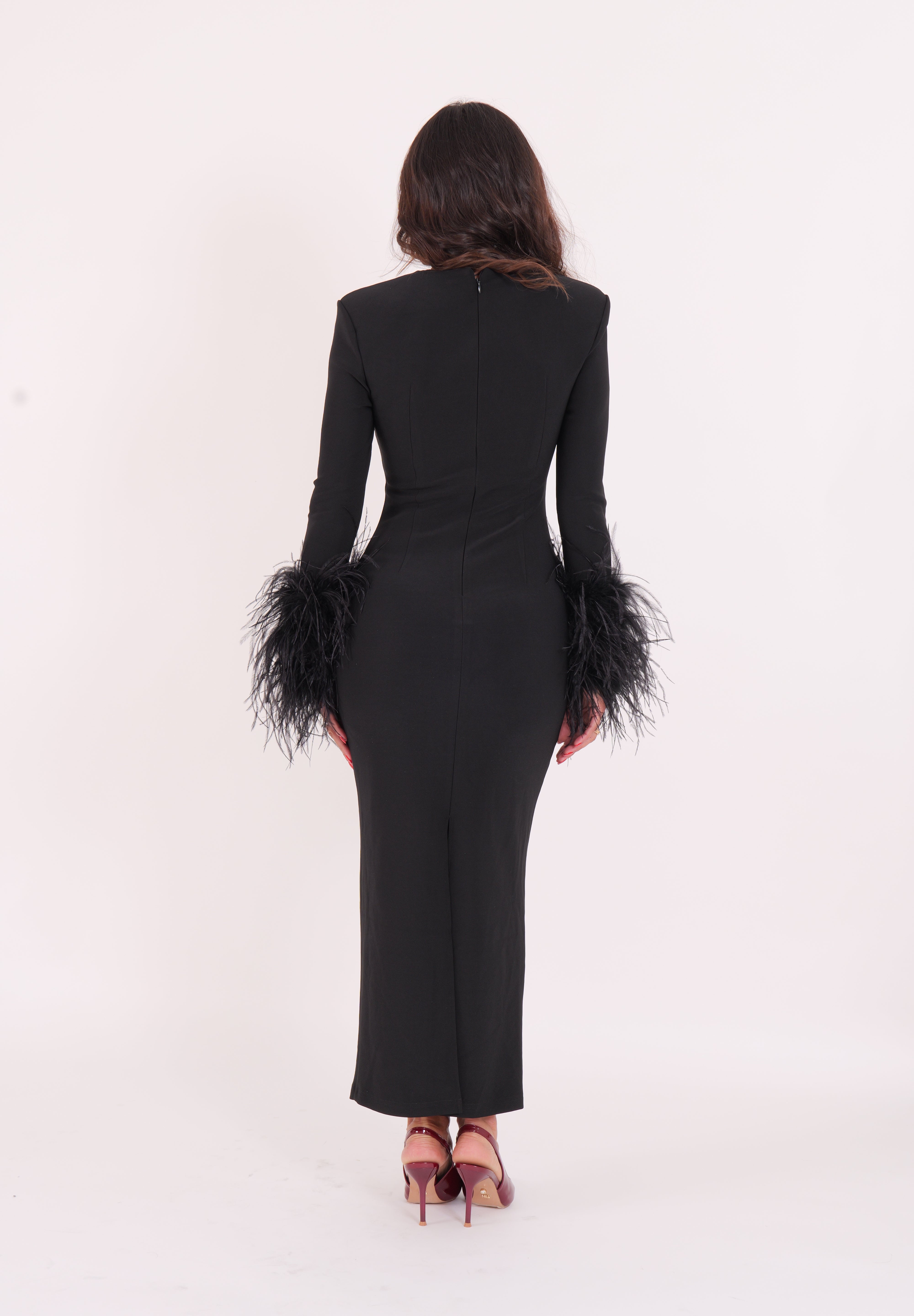 DRESS TEIDE LONG NERO