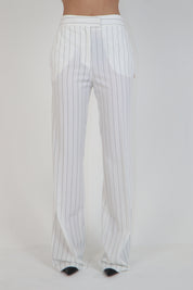 PANTALONE GESSATO WHITE