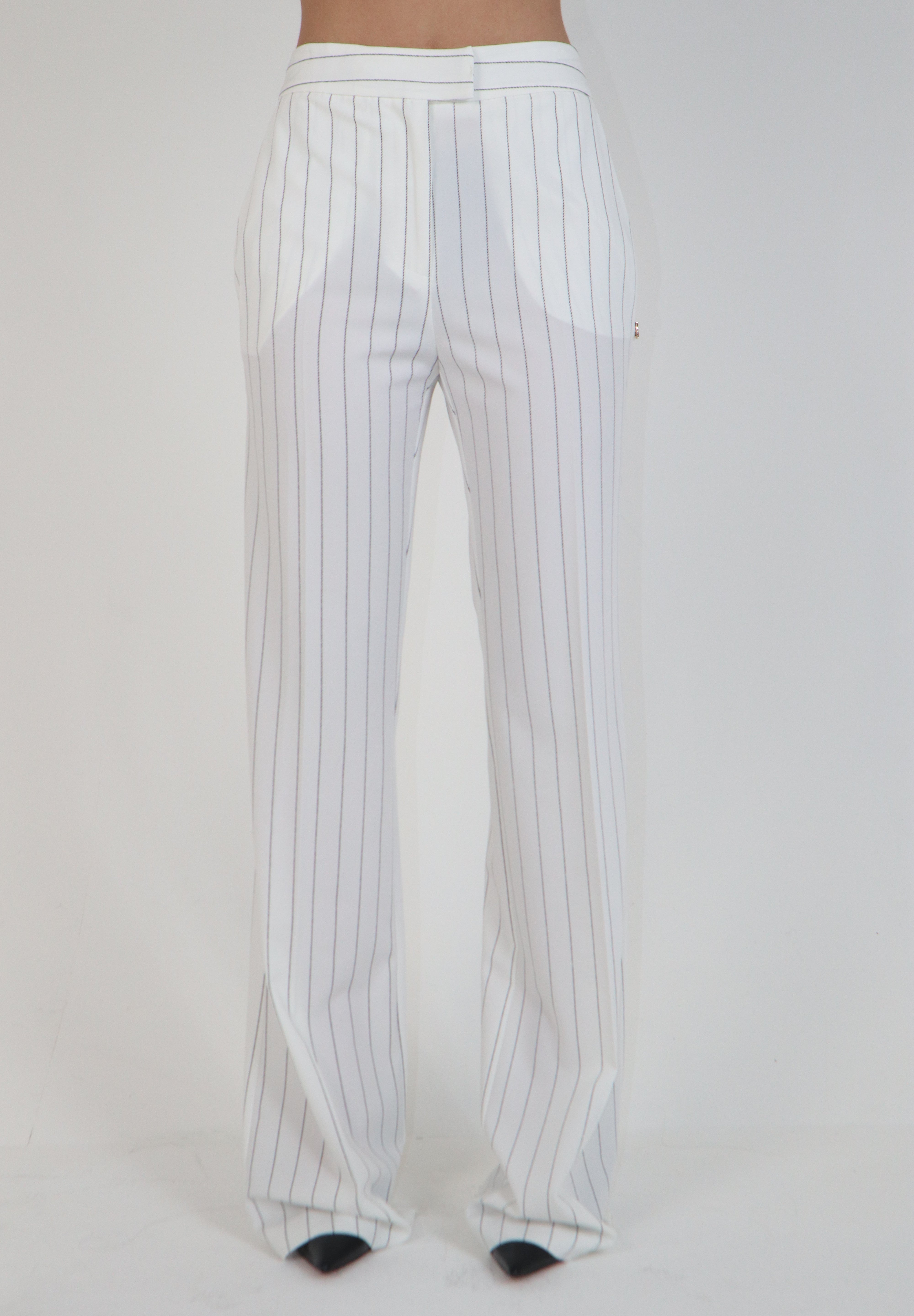PANTALONE GESSATO WHITE