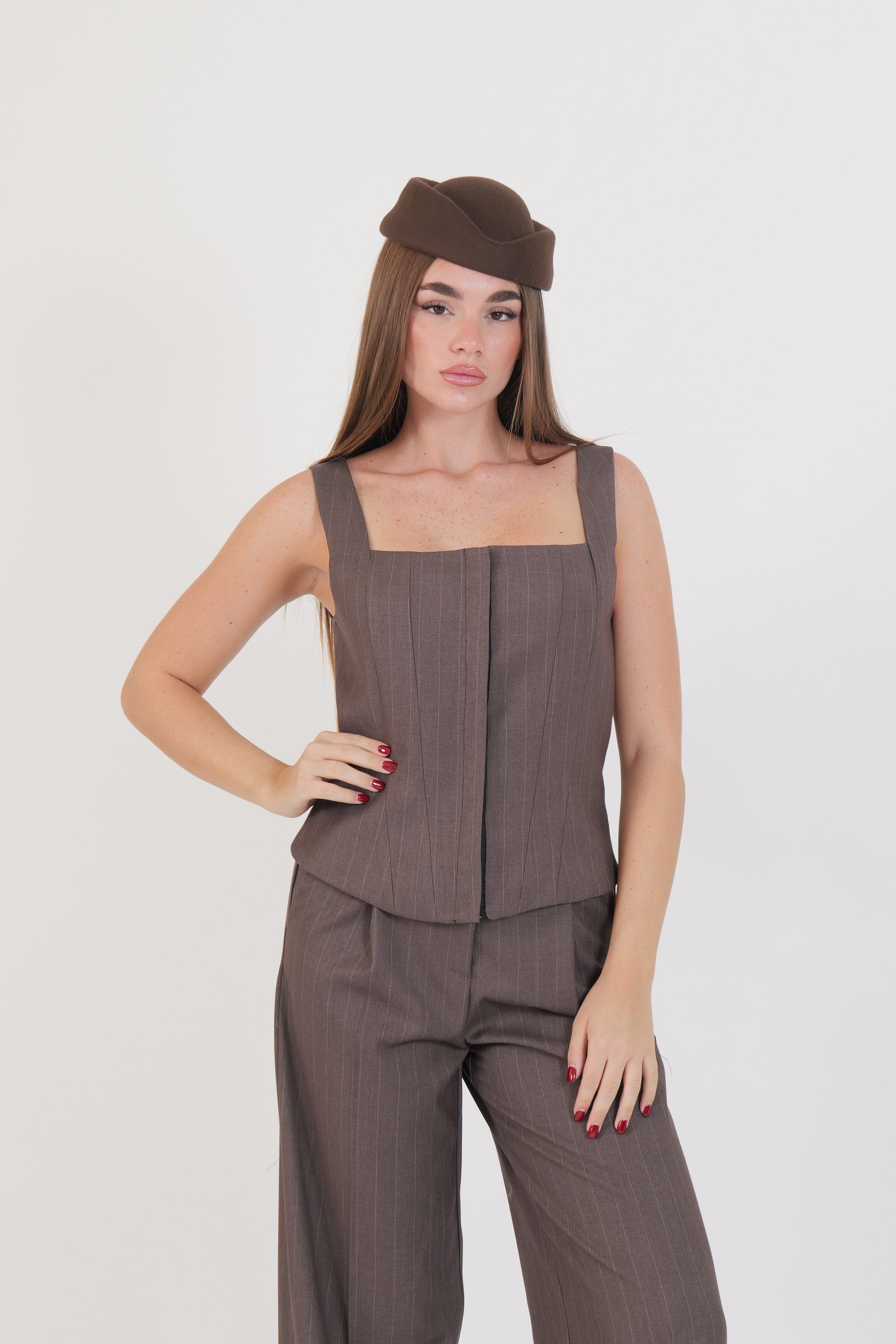 TOP GESSATO TORTORA