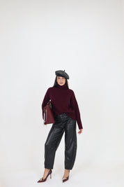 PANTALONE BALLON LEATHER