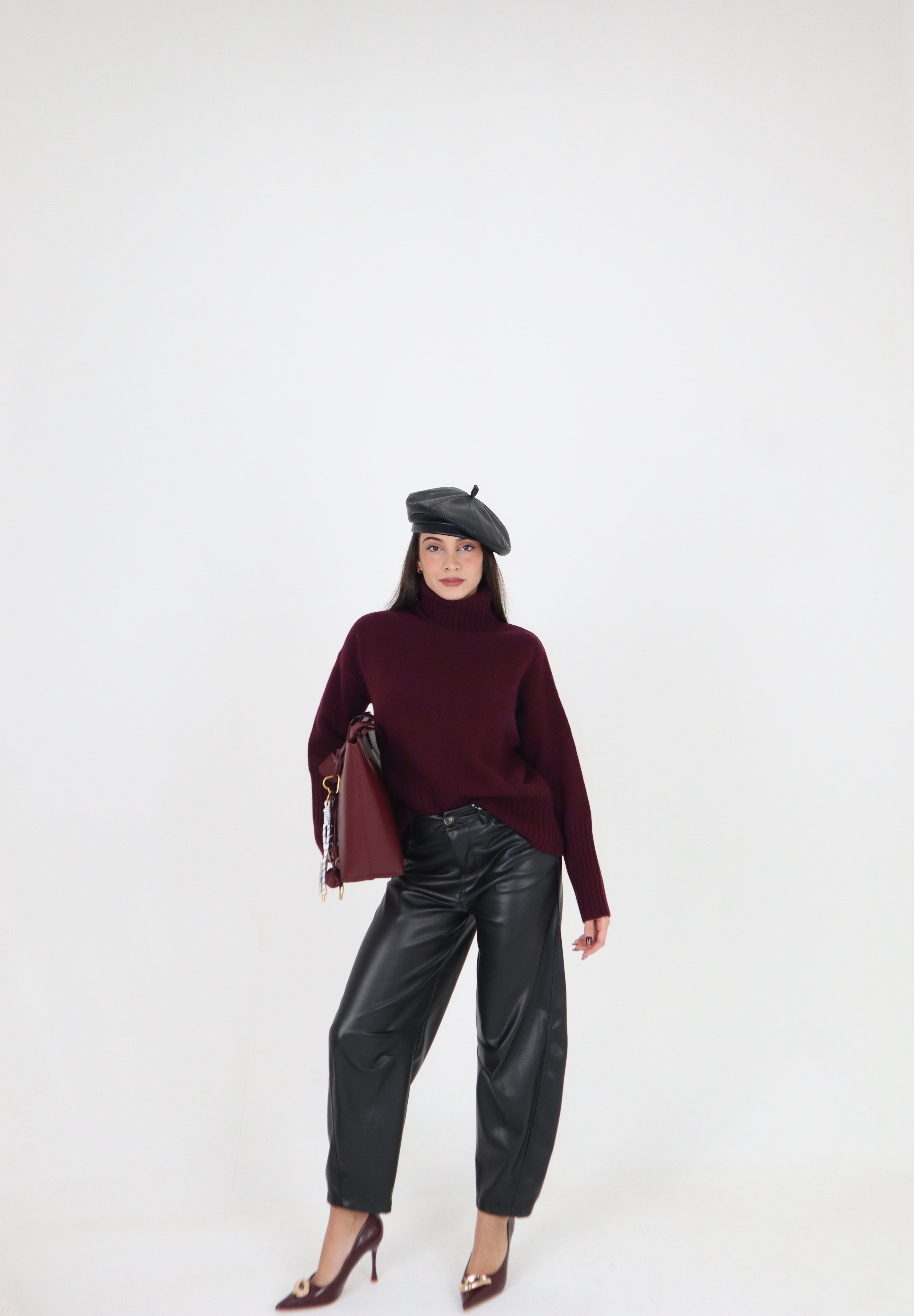 PANTALONE BALLON LEATHER