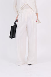 PANTALONE GESSATO DIXIE PANNA