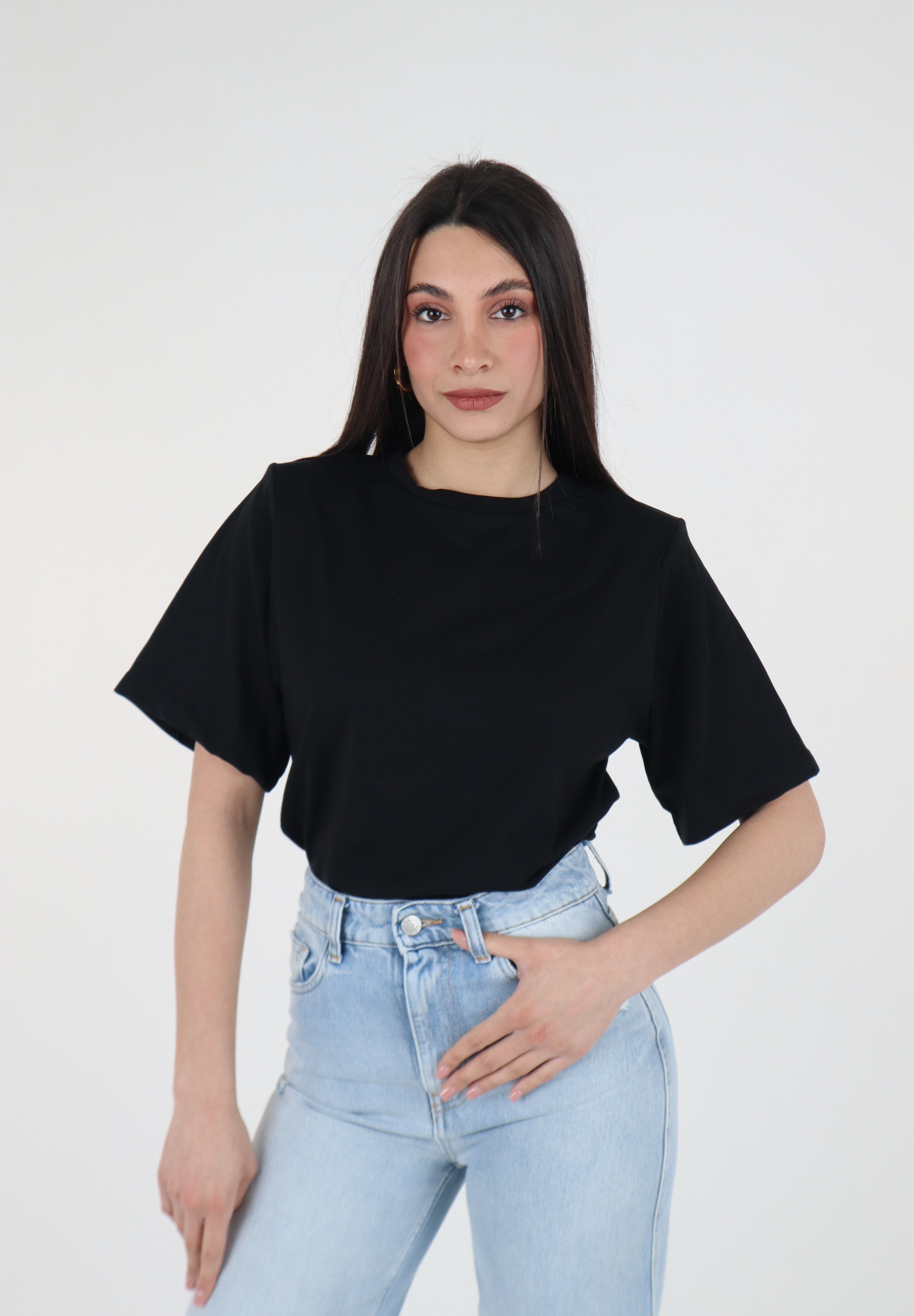 T-SHIRT SPALLINE BODY NERO