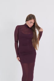 MIDI DRESS NORMA RUBY NOIR