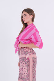 CAMICIA ECO ROSA