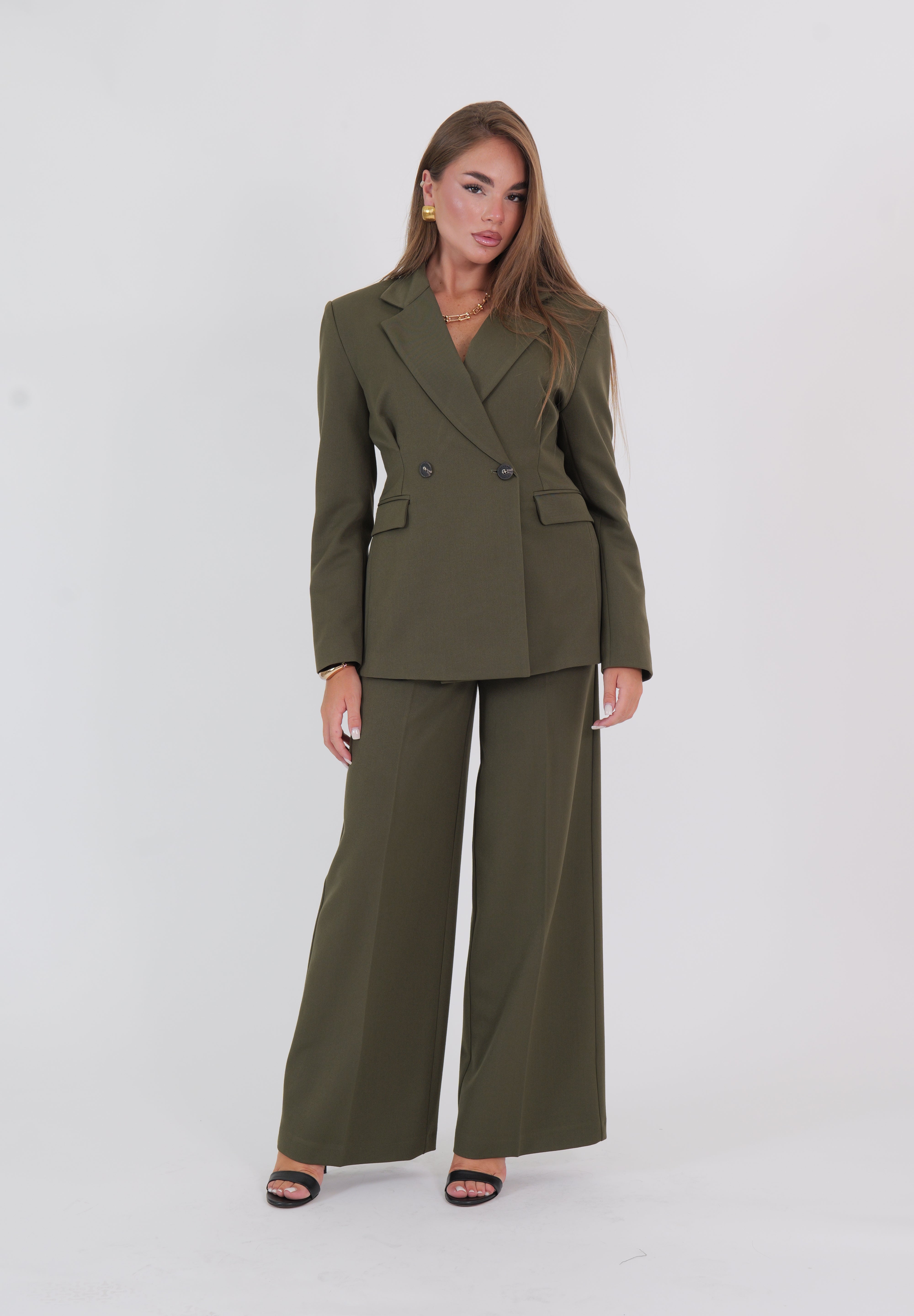 PANTALONE LONDON VERDE OLIO