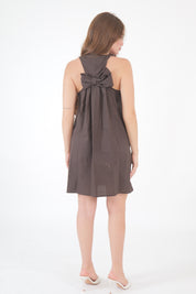MINI DRESS FIOCCO MORO