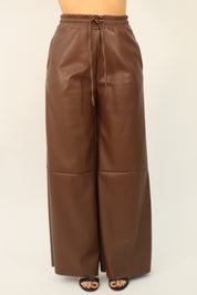 PANTALONE LEATHER COULISSE