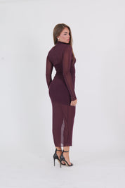 MIDI DRESS NORMA RUBY NOIR