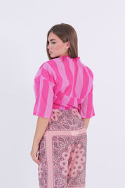 CAMICIA ECO ROSA