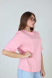 T-SHIRT SPALLINE COLORS ROSA