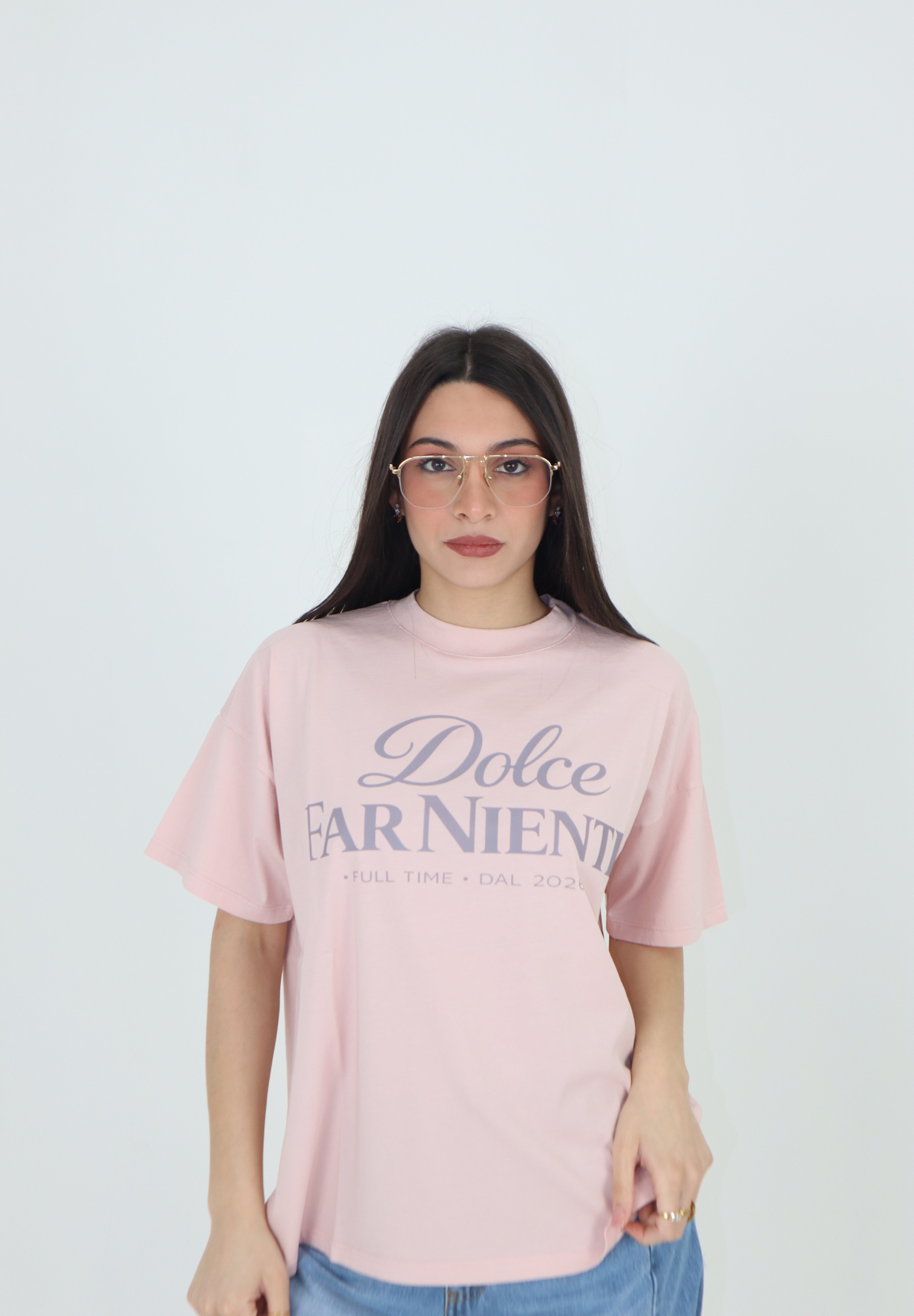 T-SHIRT DOLCE FAR NIENTE ROSA