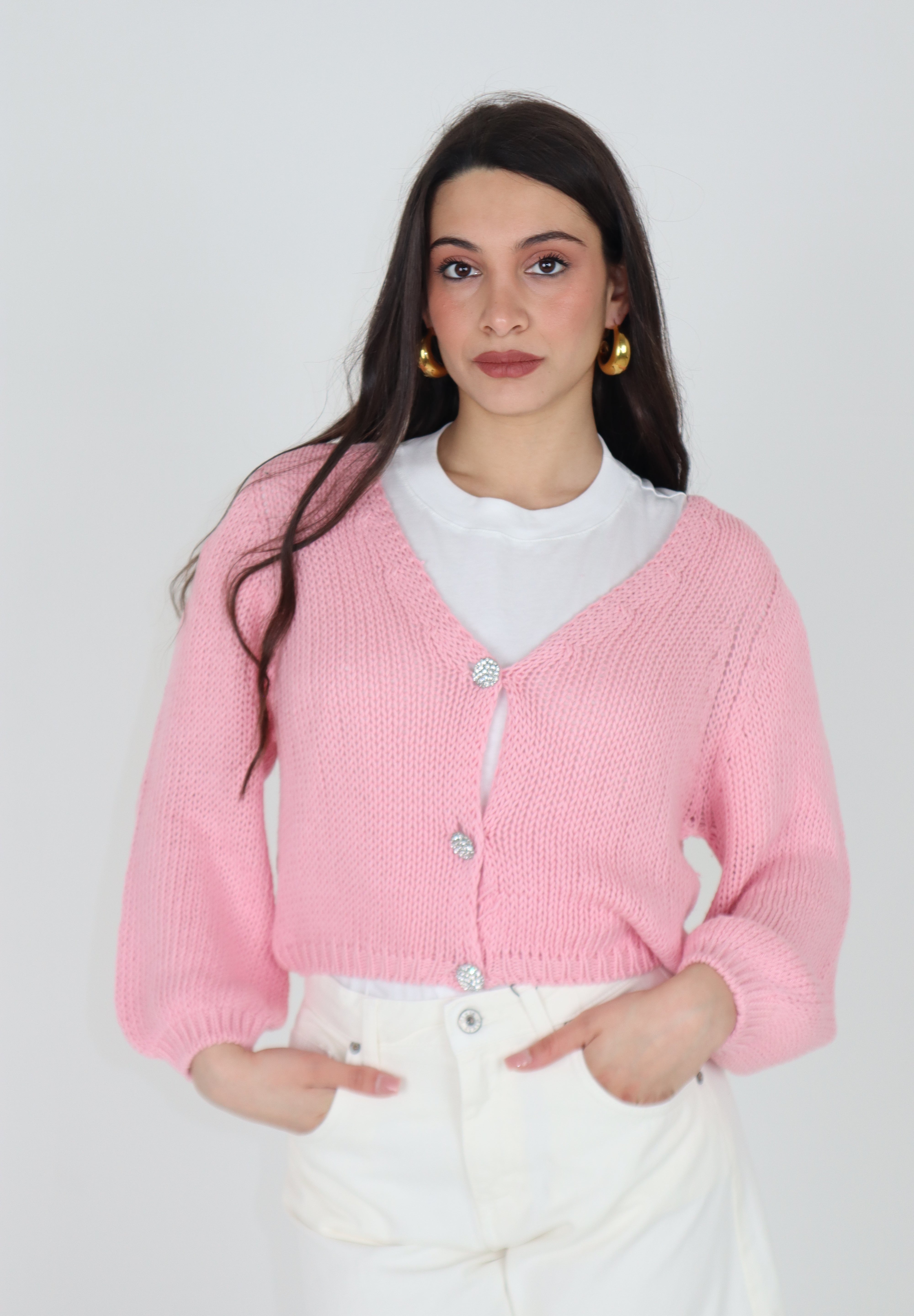 CARDIGAN SUMMER ROSA