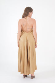 JUMPSUITE SATIN DESERT