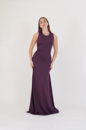 LONG DRESS SOLEN RUBY NOIR