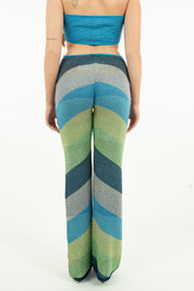 JUMPSUIT MAXI CHEVRON LUREX
