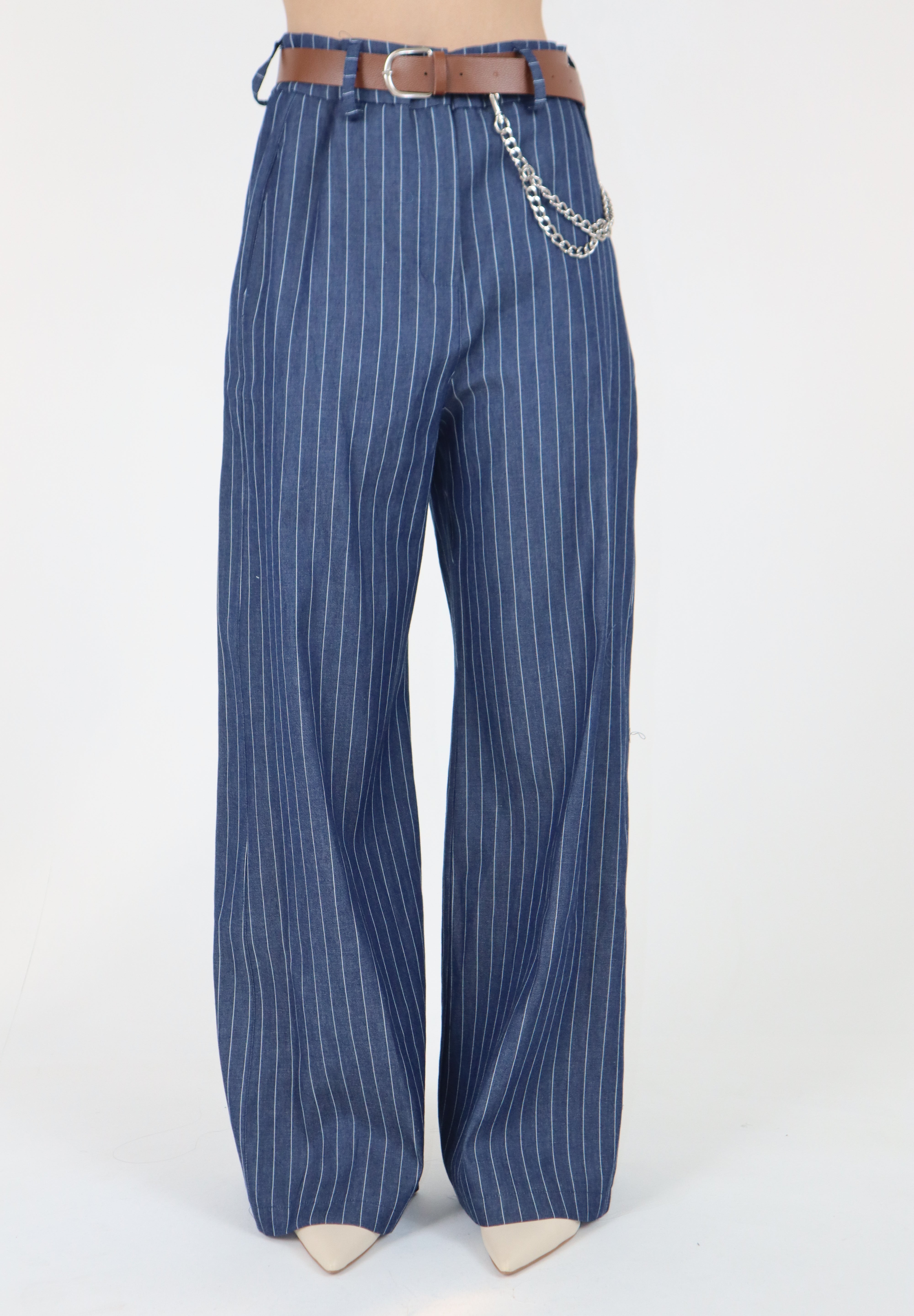 PANTALONI DENIM GESSATO