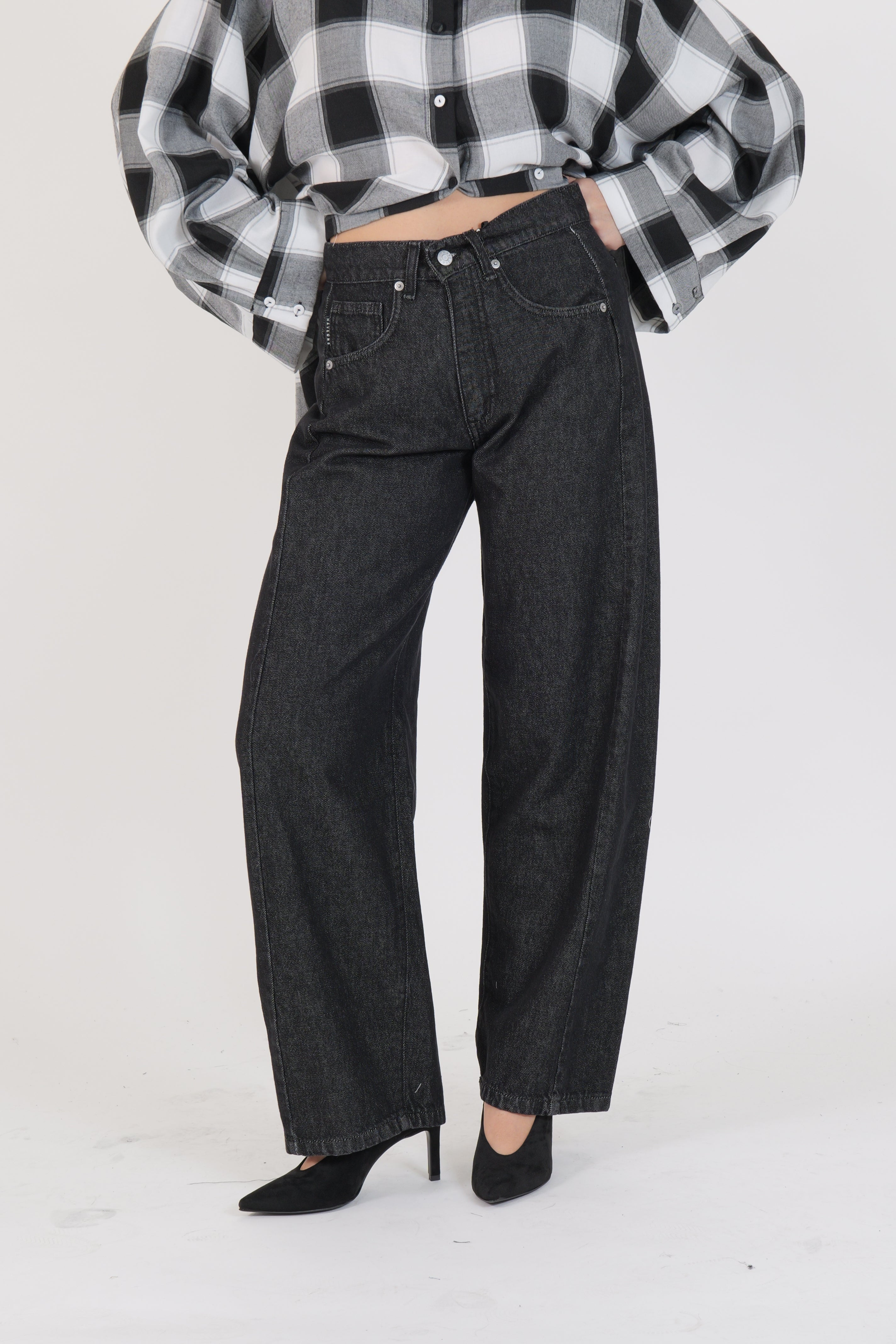 JEANS LUCY DENIM NERO