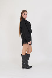 MINI JUMPSUITE PIZZO NERO