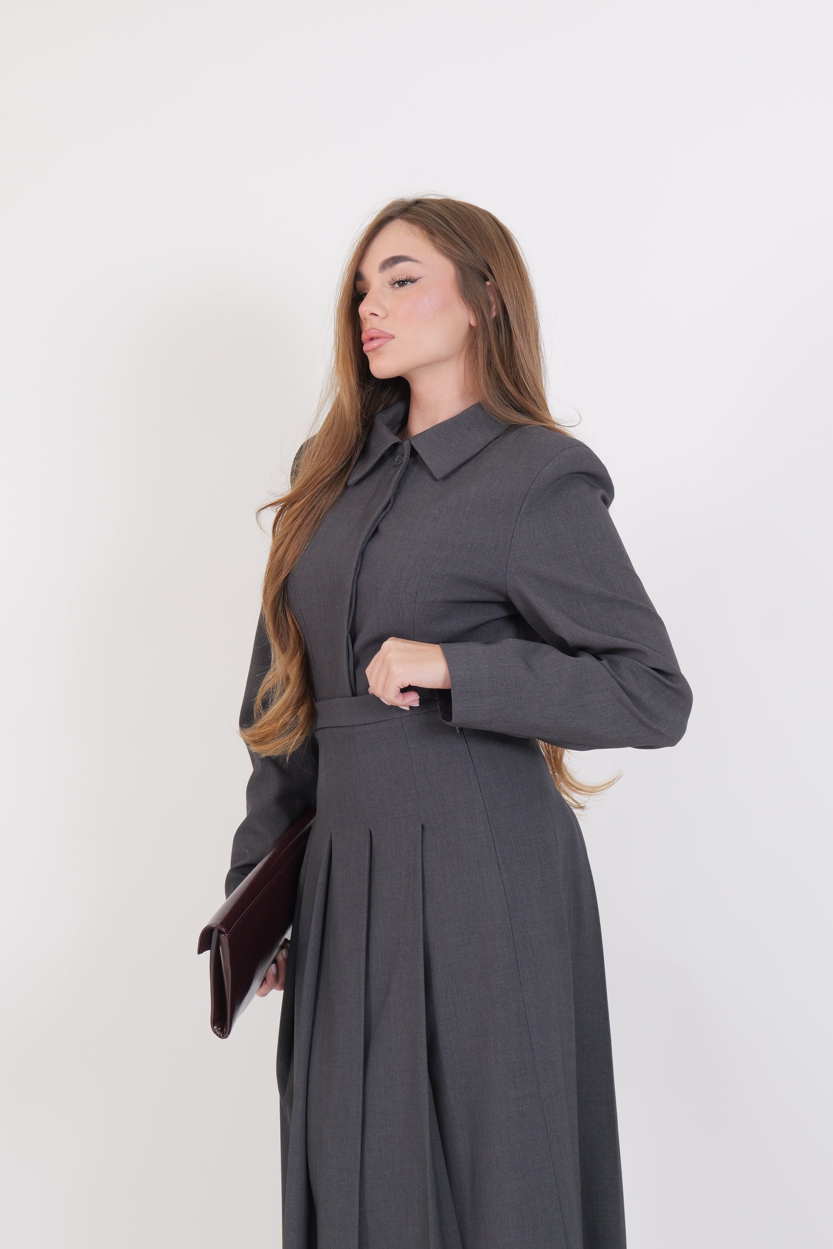 GIACCA CAMICIA COSTA ANTRACITE