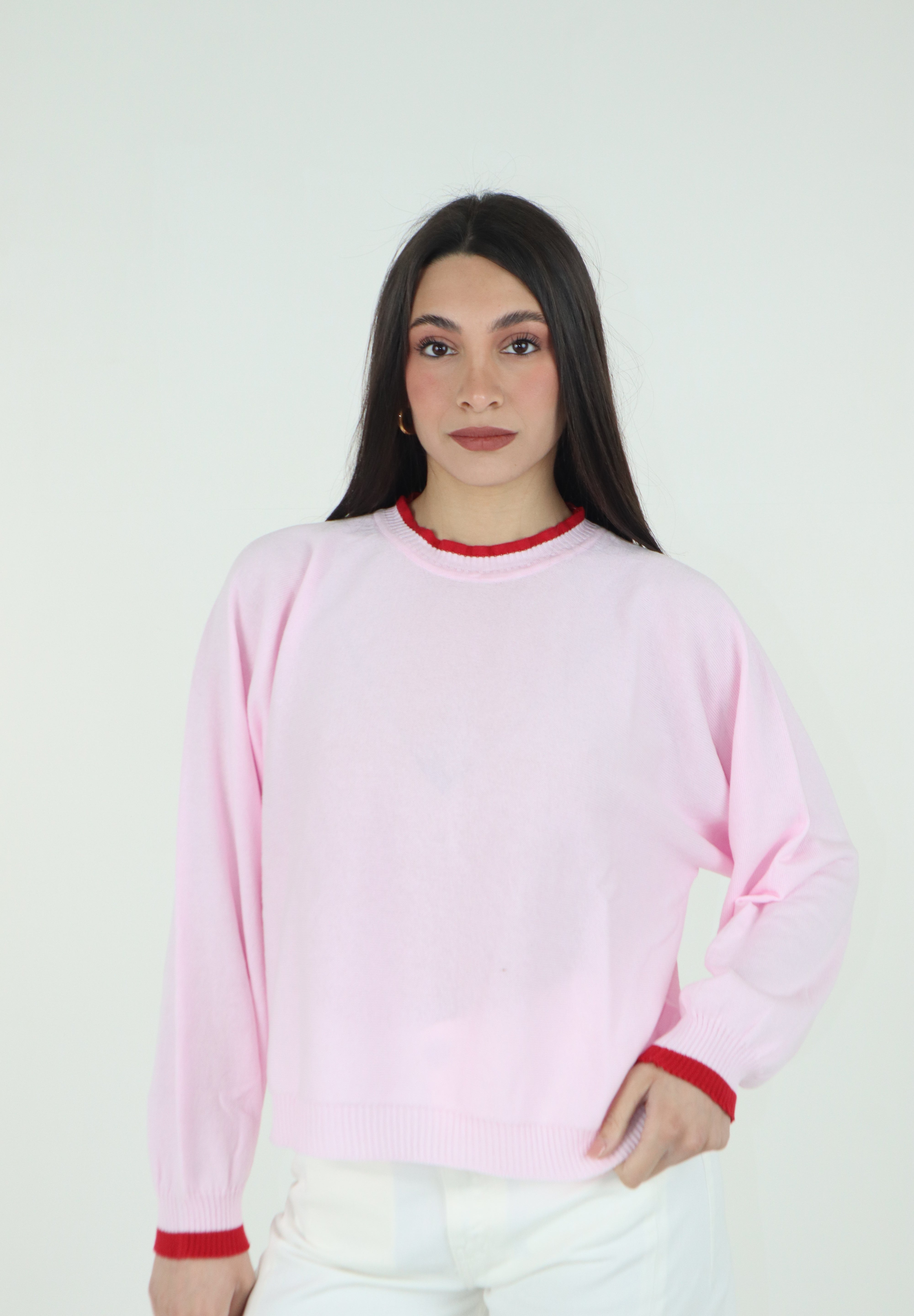 MAGLIA POWDER PINK