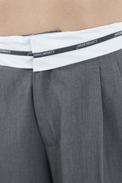PANTALONE GRIGIO MELANGE