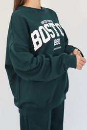 OVER BOSTON ROUND NECK SWEATSHIRT