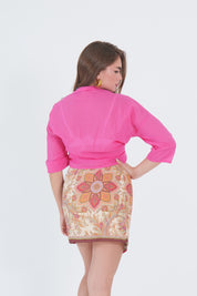 CAMICIA MUSSOLA FUXIA