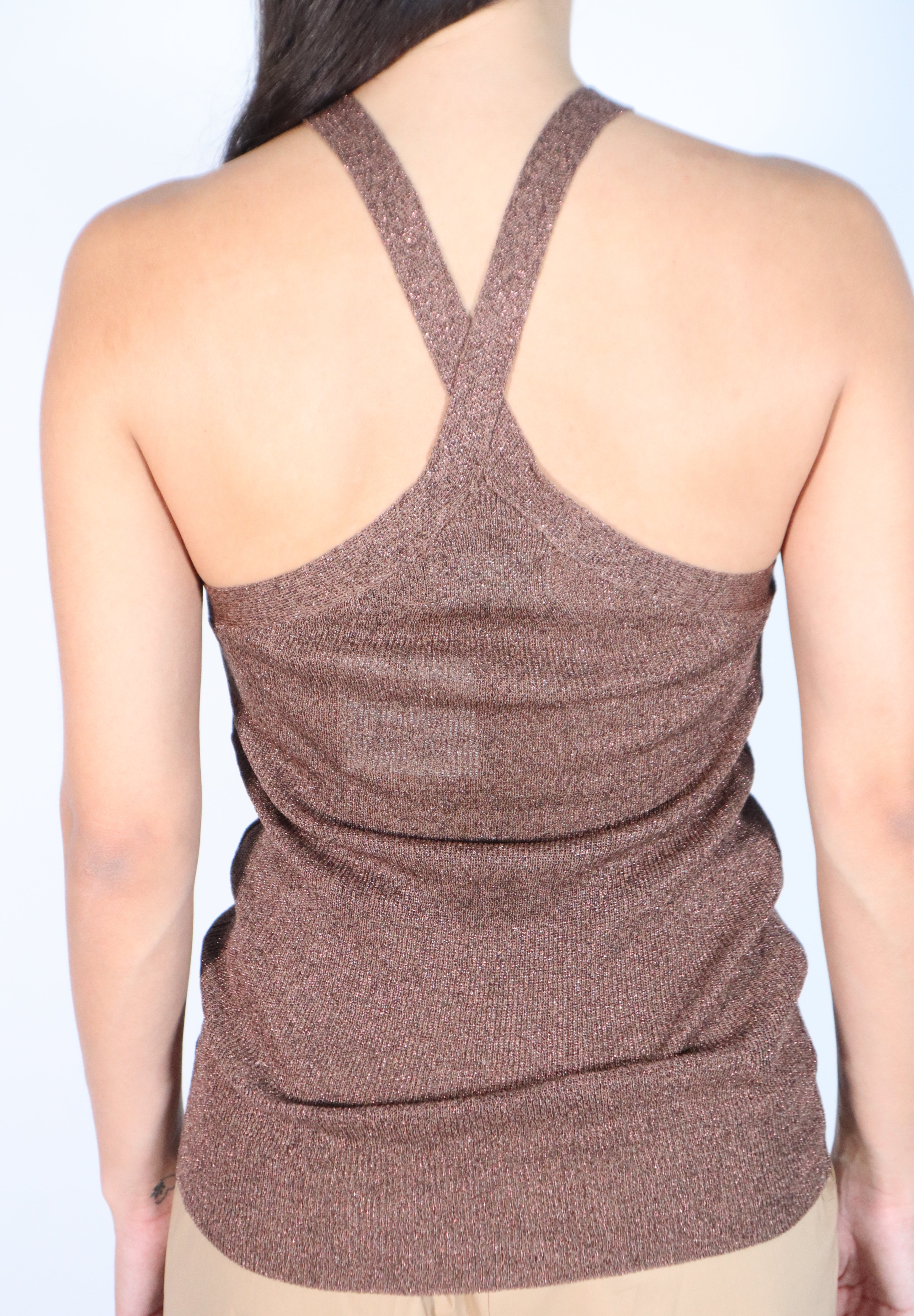 TOP INCROCIO LUREX