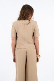 GIACCA POCHEON BEIGE