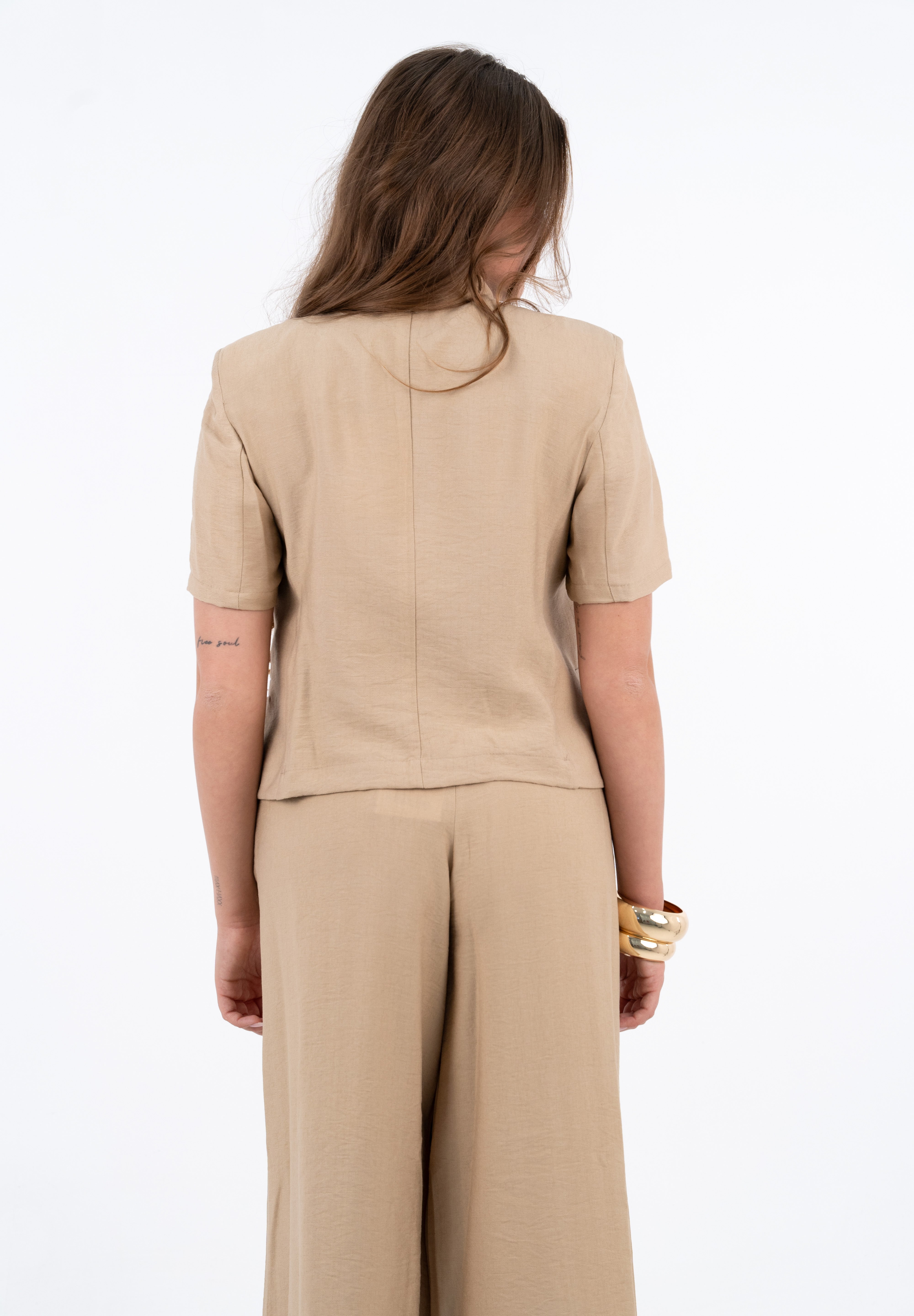 GIACCA POCHEON BEIGE