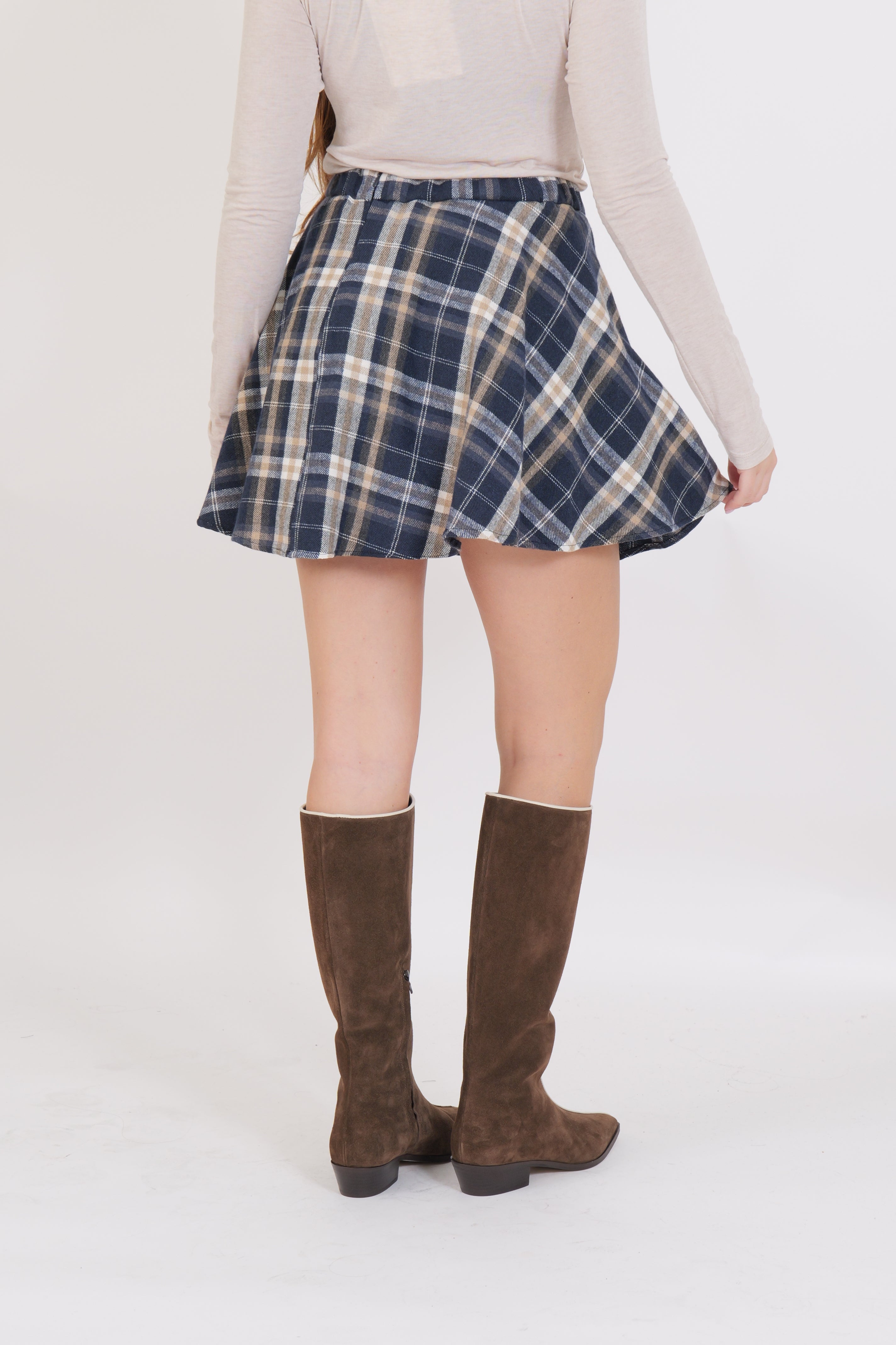 MINI GONNA JEWELS BLU