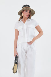 CAMICIA LINO BIANCO