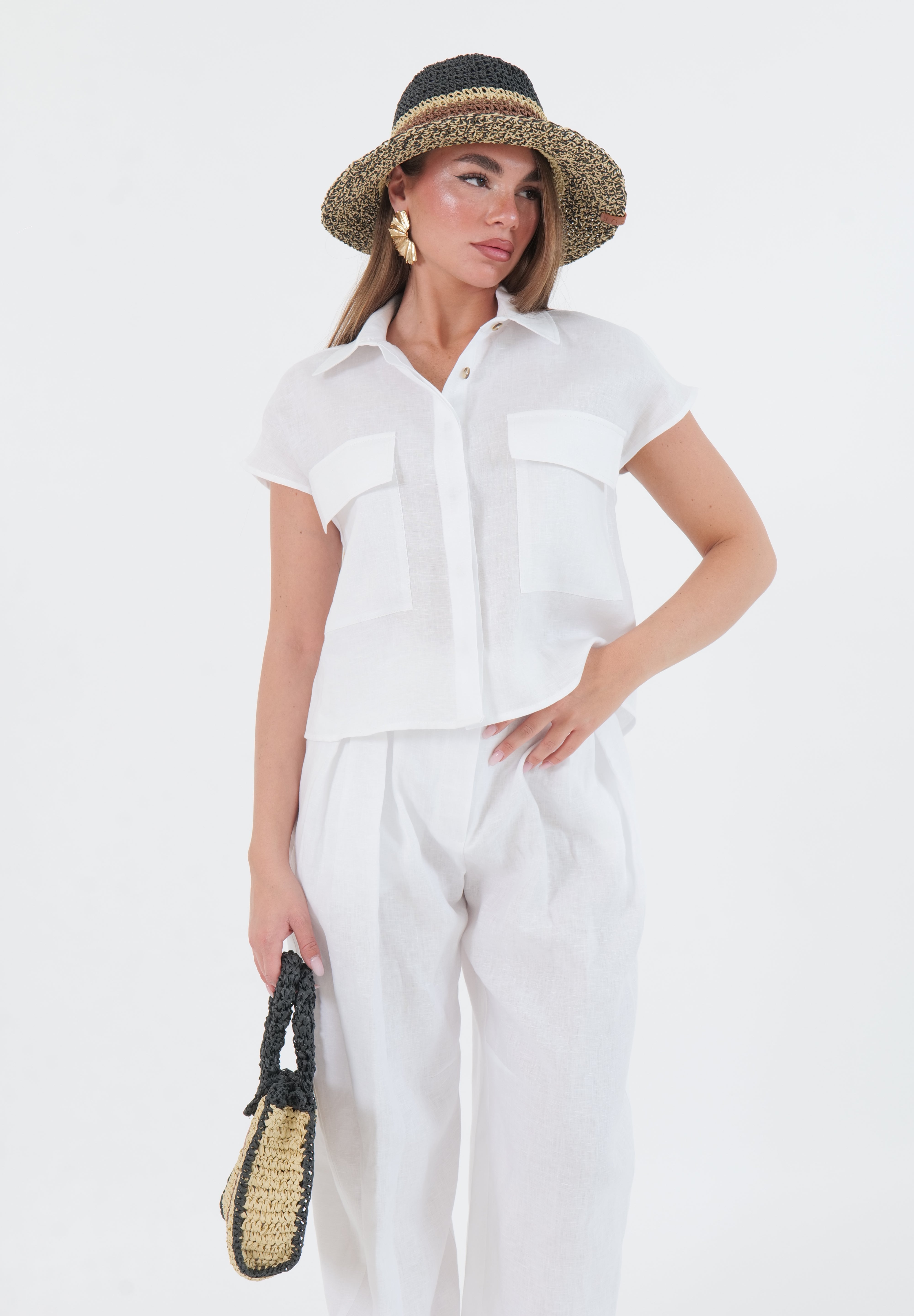 CAMICIA LINO BIANCO