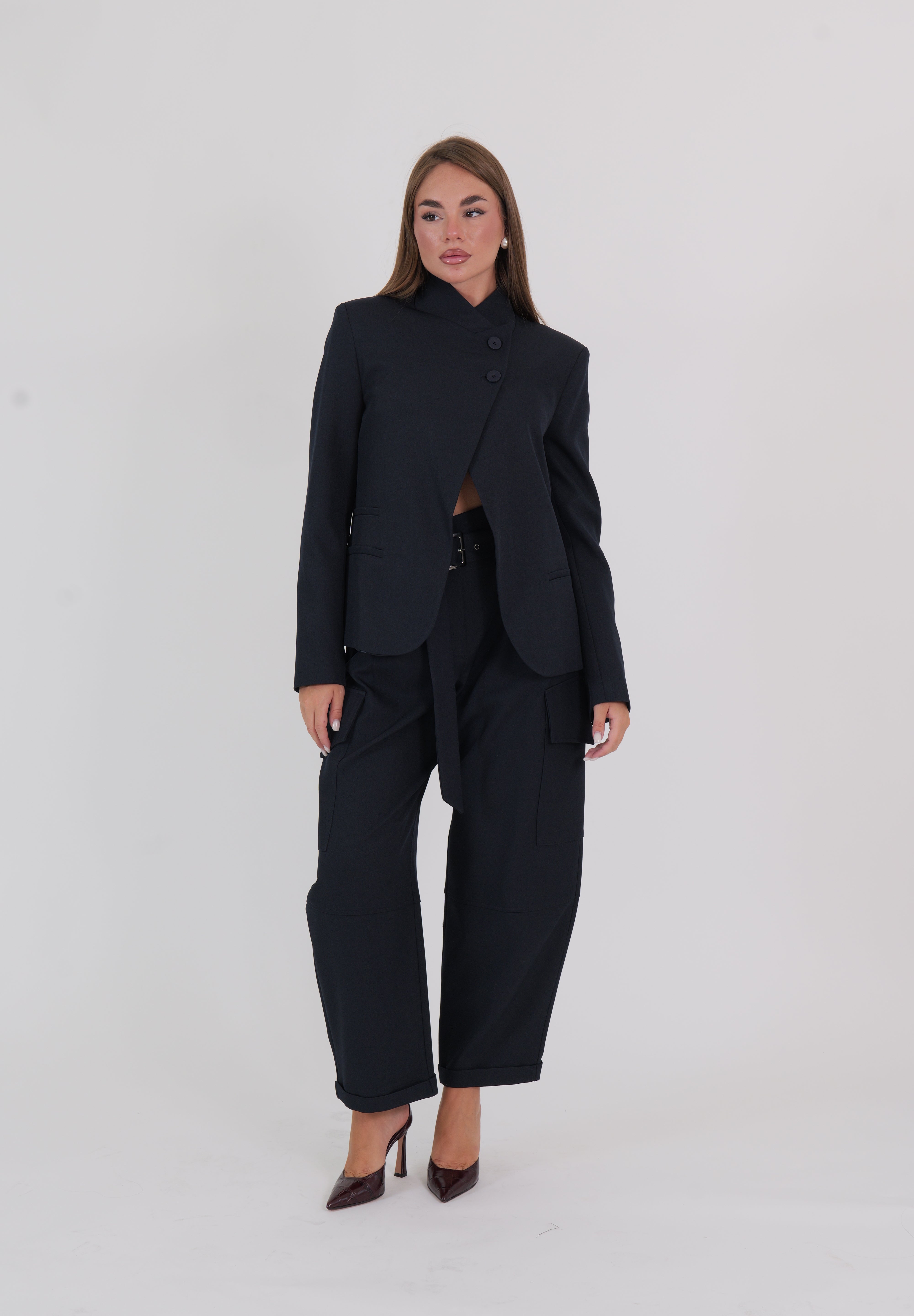 PANTALONE TASCONI BLU