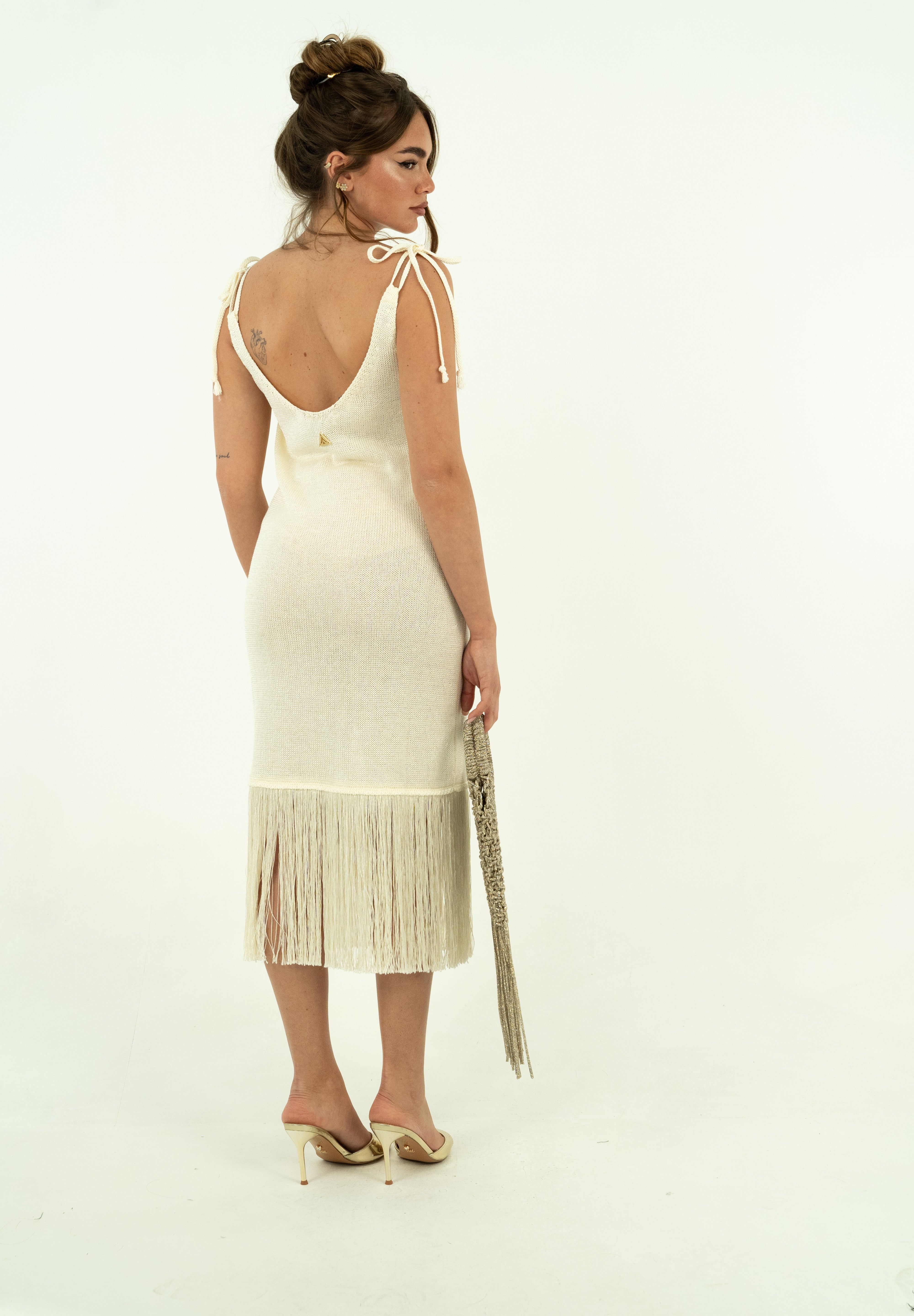 MINI DRESS FRANGE PANNA