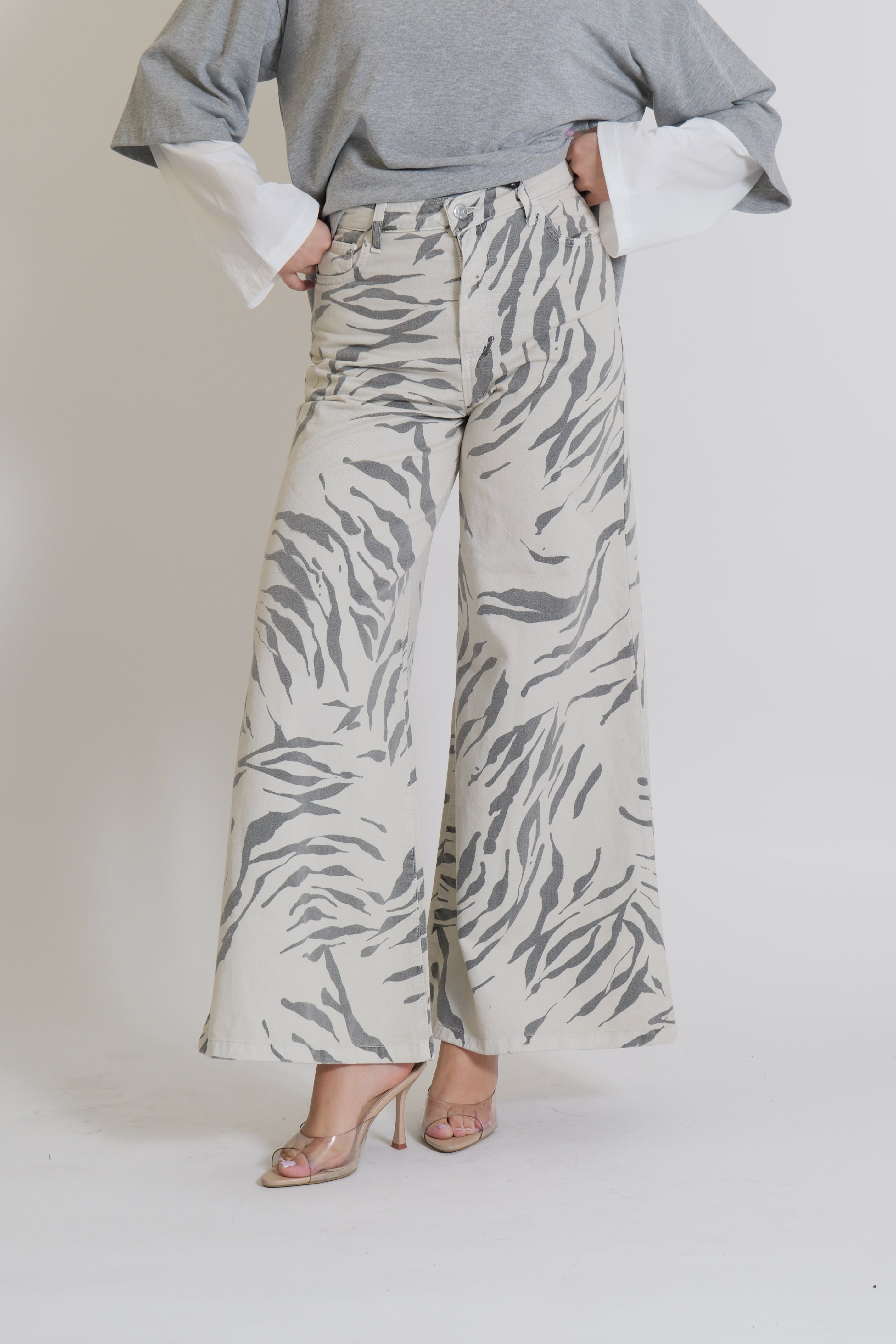 JEANS TIGER GREY